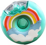 Donut Flessa Premium, 380 ml, BPA-vrij, Compacta e Portatile, per Viaggi (Arco di Smeraldo Blu)