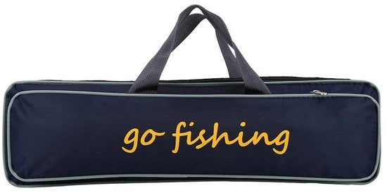 Tas per Pesca con Cerniera per Oxford - Sacchetto per la Rete - Tasca per la Conservazione - Cinturino per la Spalla - Leggero - Impermeabile - Attrezzo da Pesca