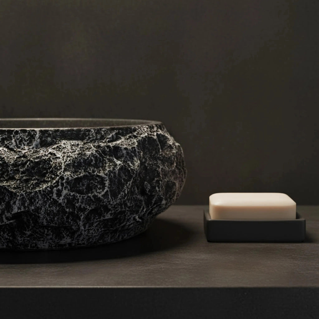 Lavabo Da Appoggio Rea Mika Gabro Black