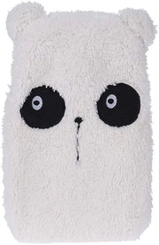 Bottiglia di acqua calda con rivestimento di peluche - Tema animale - 27 x 17 cm - 0,85 litri - Coperchio rimovibile - Ideale per calore e coccole - Fiaschetta di acqua calda