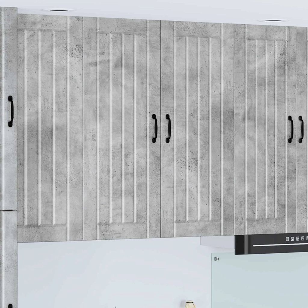 Pannello lavastoviglie Lucca Grigio Cemento 80 x 31 x 100 cm 885148