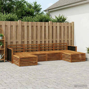 Set di divani da esterno 6 pz Legno di Acacia Massello 3383672