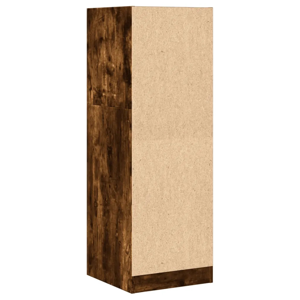 vidaXL Armadietto da Farmacia Rovere Fumo 40x41x118 cm in Truciolato