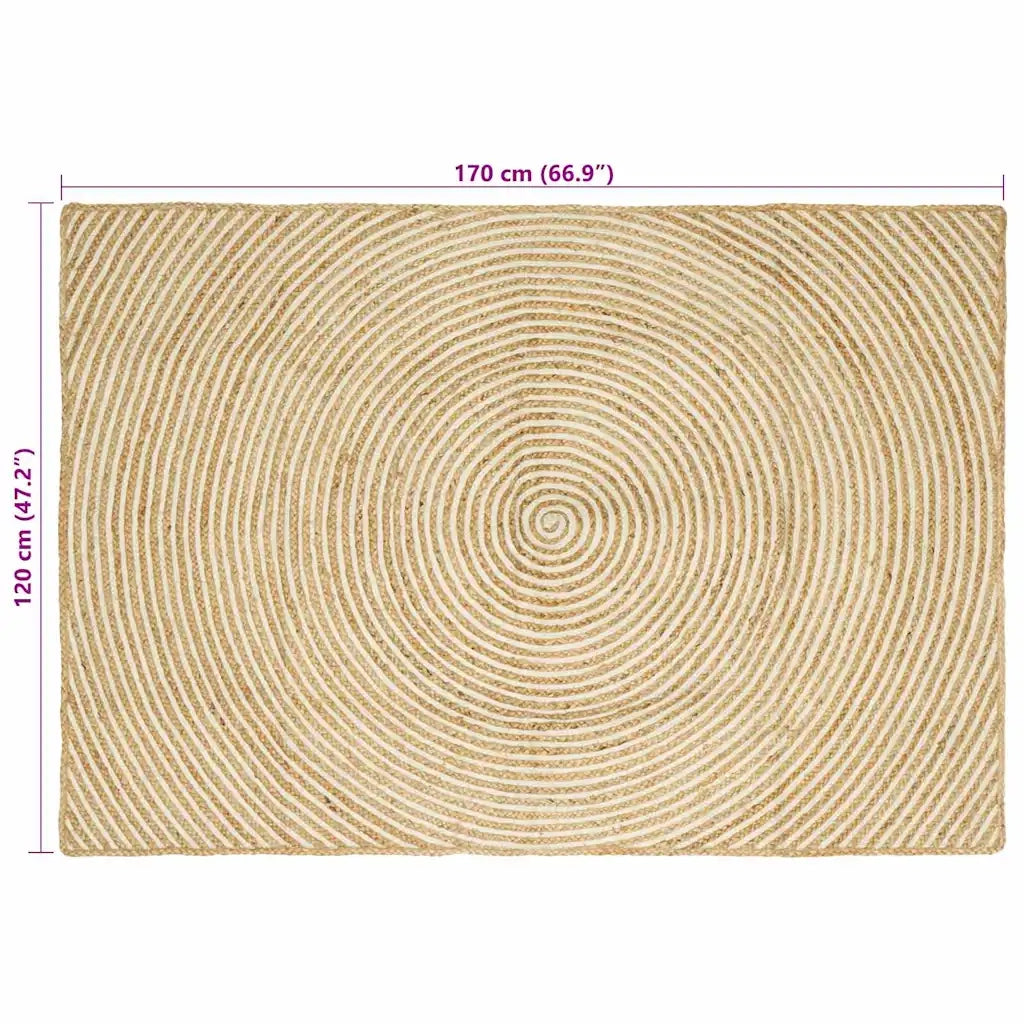 Tappeti per area Bianco 120 x 170 cm Juta 42010721