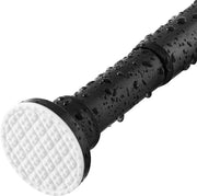 Maniglia per doccia scorrevole - regolabile 70-134 cm - nero in acciaio inossidabile - antiscivolo - bagno.