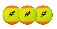 Set 3 Palline per  Beach Tennis Bicolore Giallo/Arancio