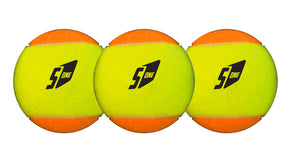 Set 3 Palline per  Beach Tennis Bicolore Giallo/Arancio
