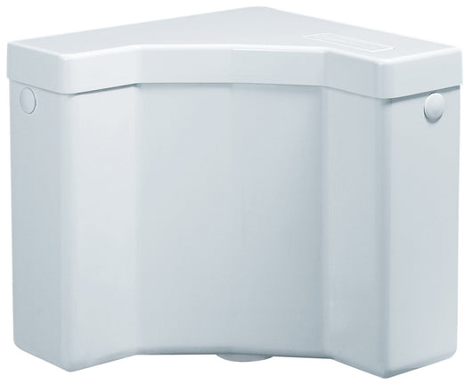 Cassetta WC Angolare a Zaino 1 Pulsante 31x22x31 cm Forlani Angolo Bianca