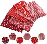 Set di Stoffe a Patchwork 6 Pezzi - Tela di Cotone 100% - Dimensioni 50 x 80 cm - Ideale per la Sartoria/Quilting - Materiale Soffice/Aeriforme - Set di Stoffe