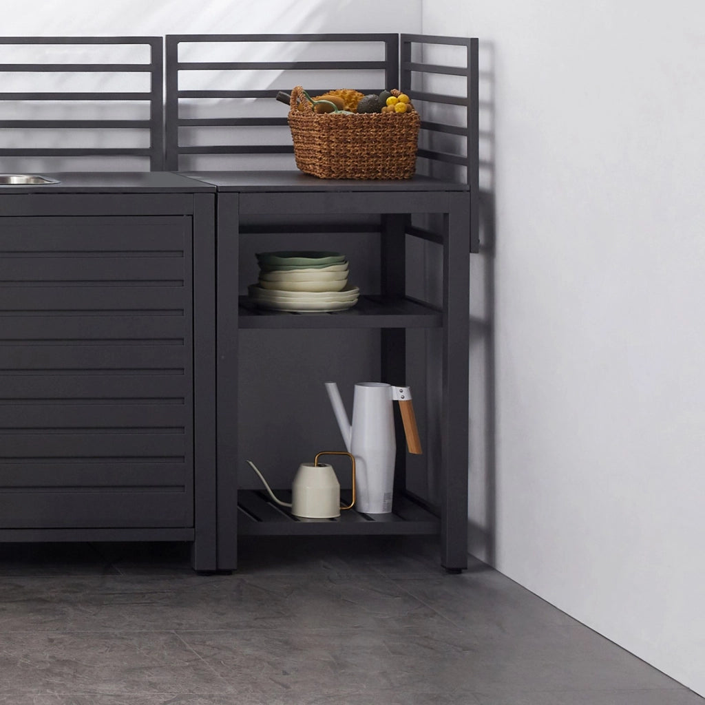 Modulo ripiano angolo per cucina da giardino - OKKAIDO