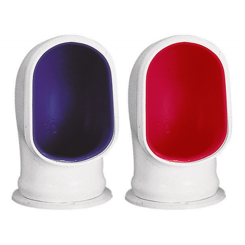 MANICA A VENTO BLU RED COWL VENTS