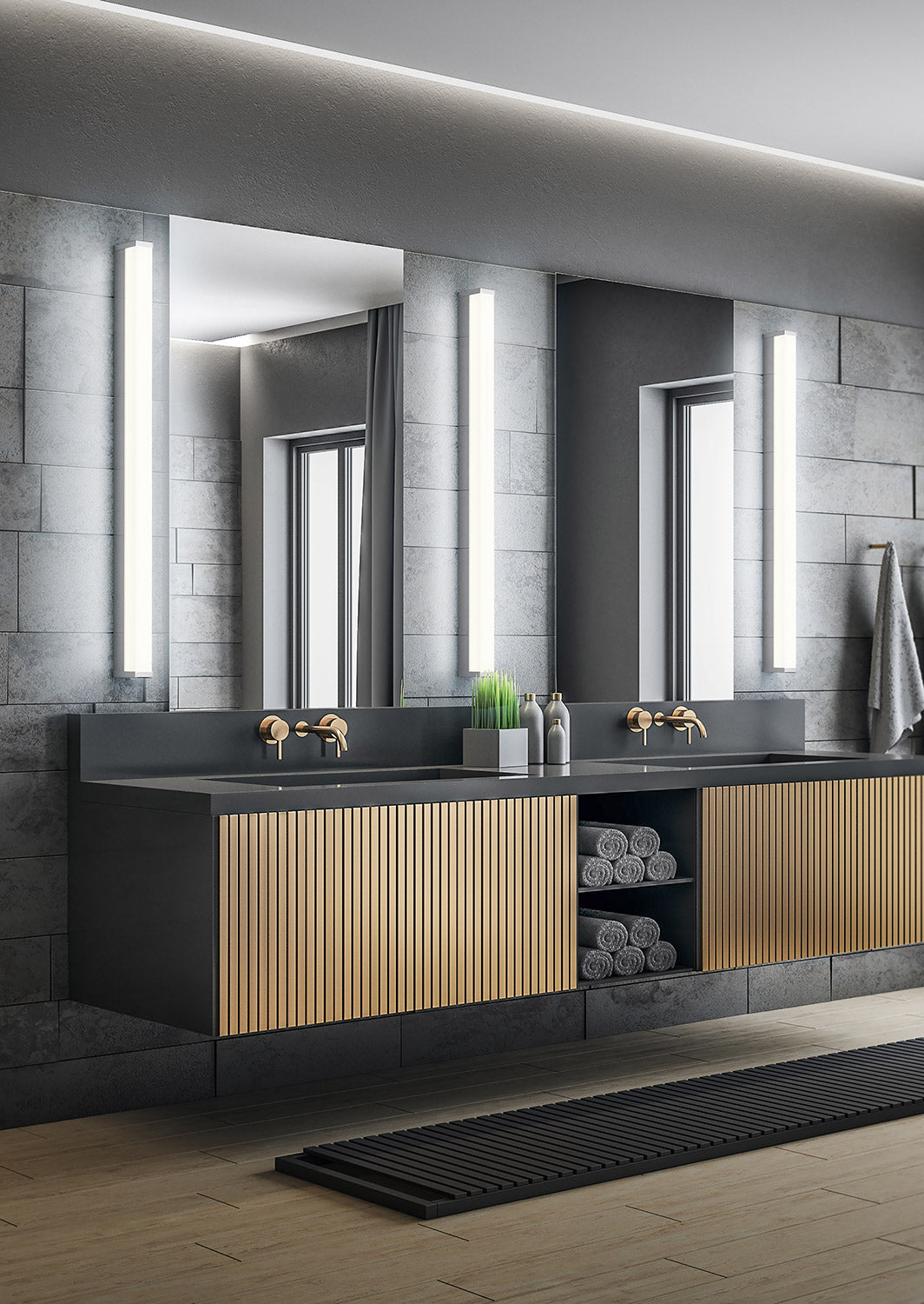 Applique da Interno a led in Metallo Cromo