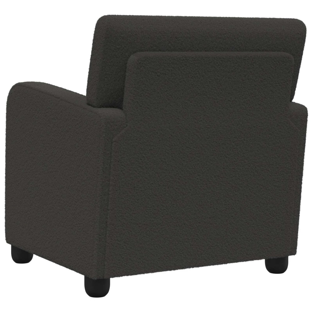 Poltrona Nero Pelliccia sintetica di agnello 42043410
