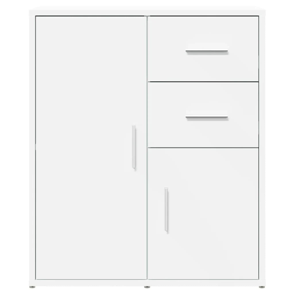 Buffet credenza cassettiera armadio mobile contenitore organizer per cucina soggiorno salotto 60 x 31 x 70 cm legno ingegnerizzato bianco 02_0030342