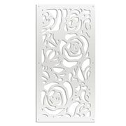 ROSES - Pannello in PVC traforato - Parasole Colore: bianco, Misura: 73x148 cm