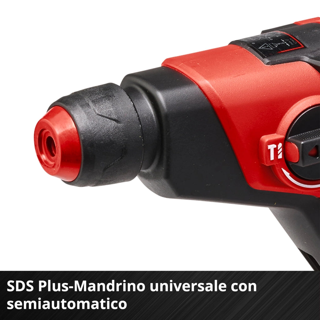 Martello Tassellatore a Batteria Sdsplus 1,3J (tehd 18 12 Li) Einhell