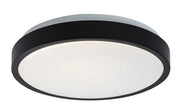 Plafoniera bagno Rabalux Samira Ø25 nero IP44 LED 18W
