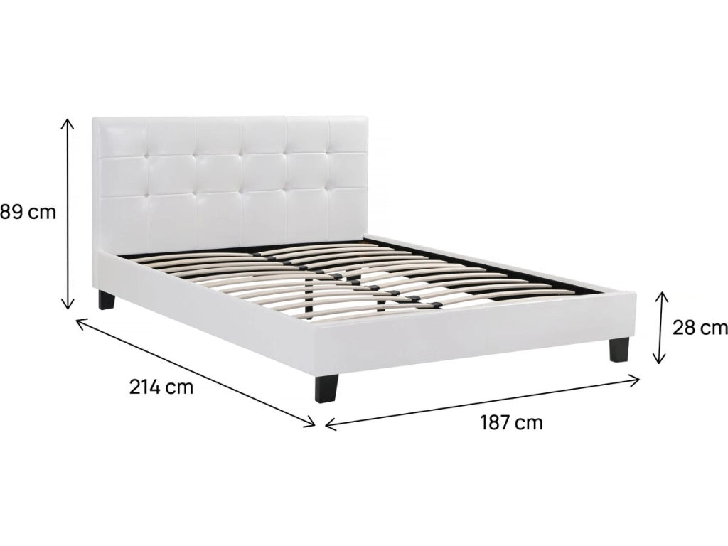 Letto "Julia" - 180 x 200 - Bianco