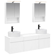 Set di Armadi da Bagno 5 pcs Bianco 50 x 14,5 x 70 cm 3406599