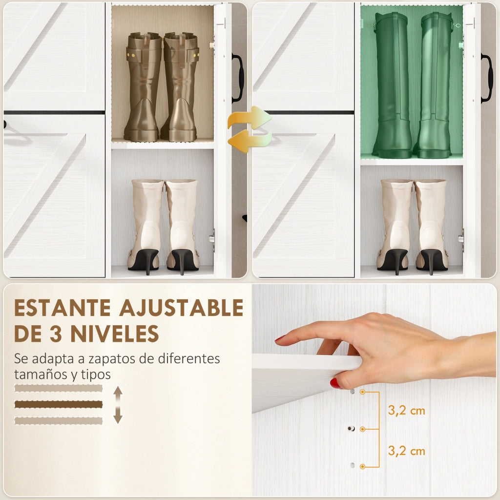 Mobiletto con Cassetti e Ripiani ¨C zephmum ¨C Bianco 106.7x26x116cm