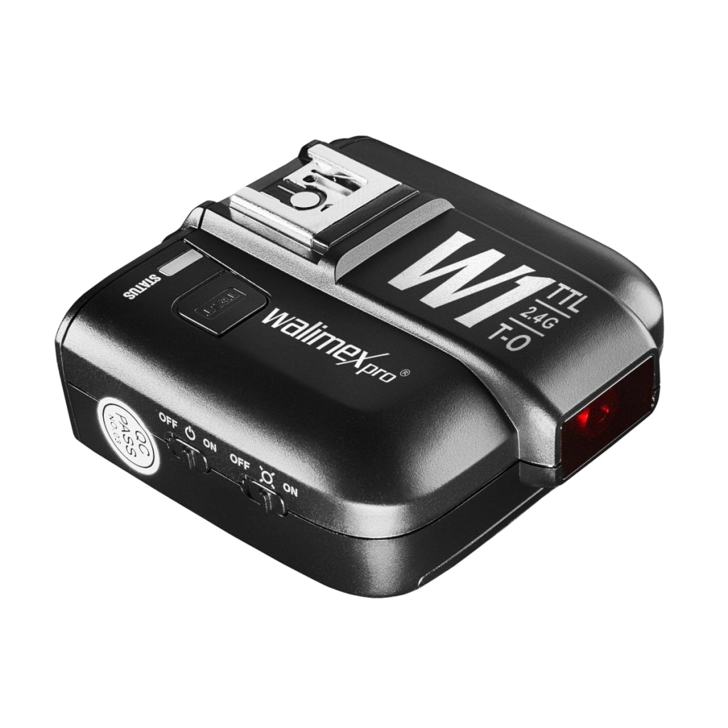 radio trigger TTL T-O per flash con sistema di ricezione W1, 3 f-stop