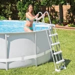 SCALETTA PER PISCINA h. 132  - INTEX