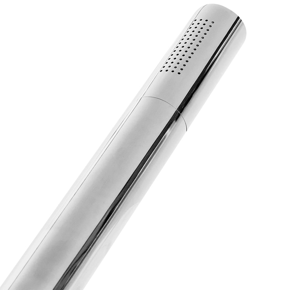 Soffione doccia in metallo argentato 1 modalità di spruzzo Moderno minimalista
