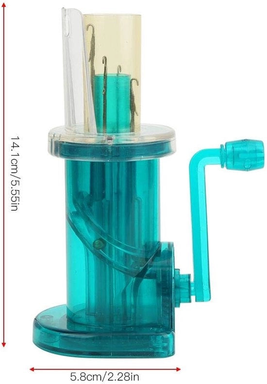 Mini Weefmachine Manuale per Bambini - Trasformatori per Tricot e Collane - Adatto per Bambini di 7 anni in su - Costruito con ABS e Acciaio Inossidabile - Guida di Montaggio Facile