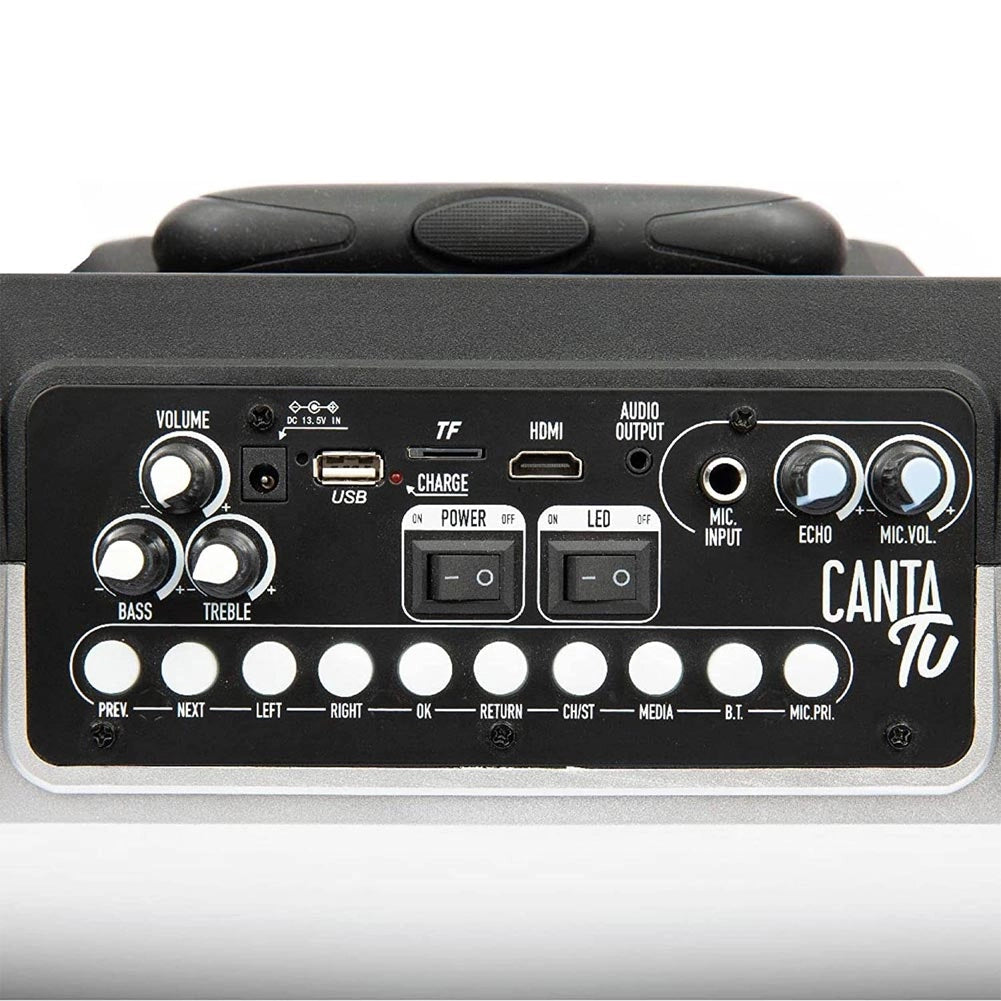 Canta Tu Karaoke Impianto Audio Video Portatile Incluso 1 Microfono Wireless