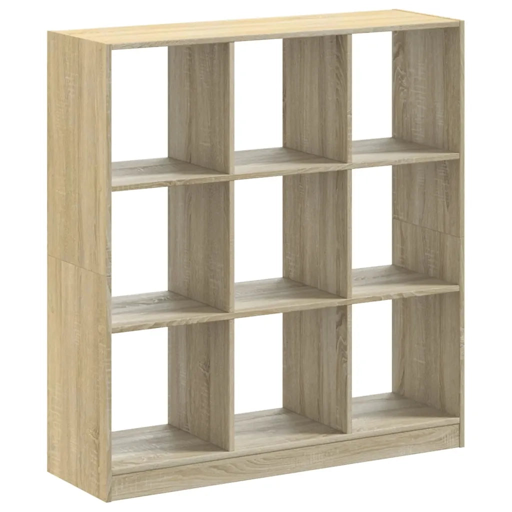Libreria-Scaffale per Libri-Mobile di Stoccaggio Rovere Sonoma 102x32x108 cm in Legno Multistrato