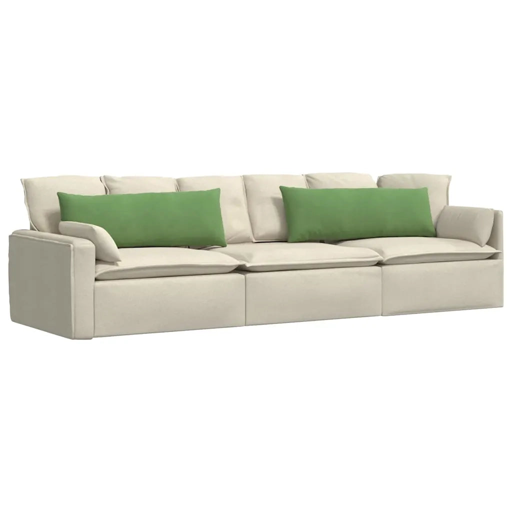 Cuscini da Divano 2 pz | Cuscini per sedie Verde chiaro 120 x 40 cm