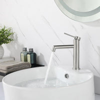 Rubinetto Da Lavabo Rea Foss Nickel Brush Low
