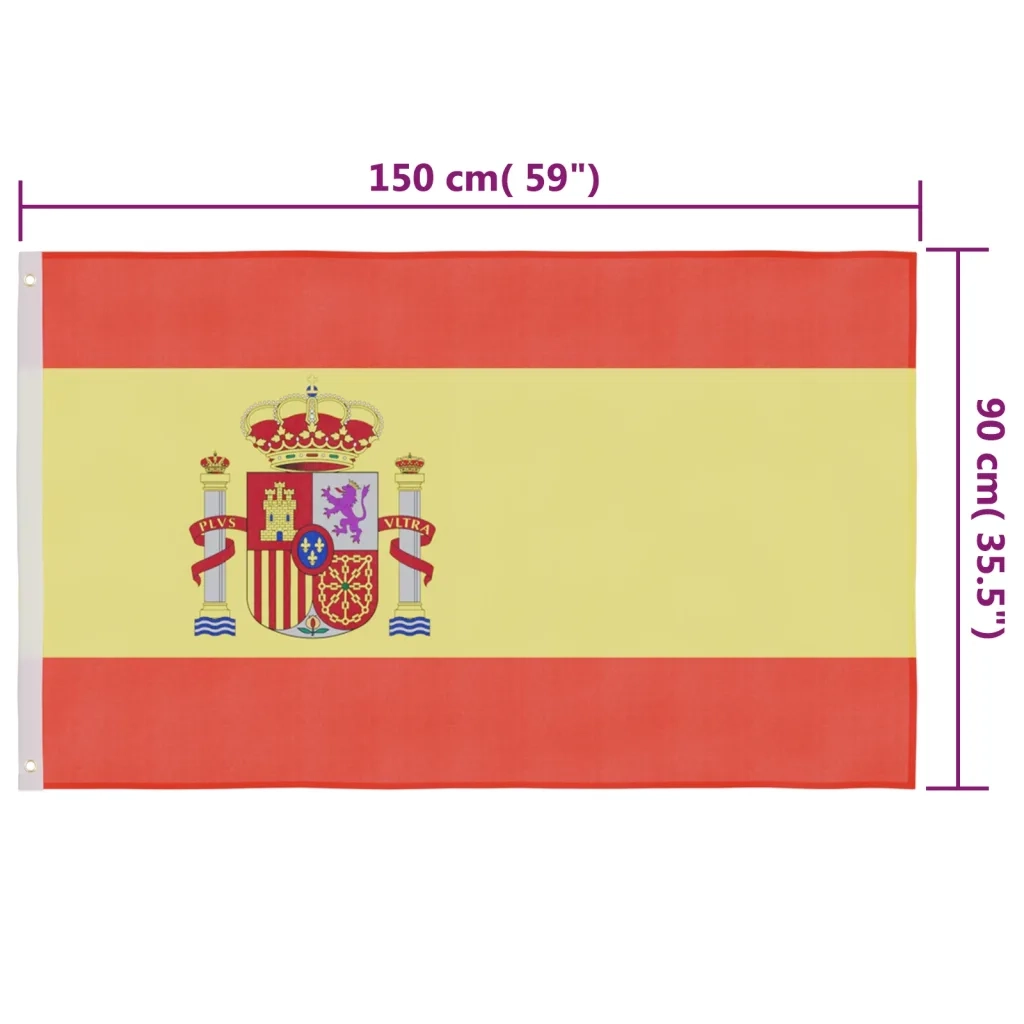 Bandiera della Spagna 90x150 cm cod mxl 77623
