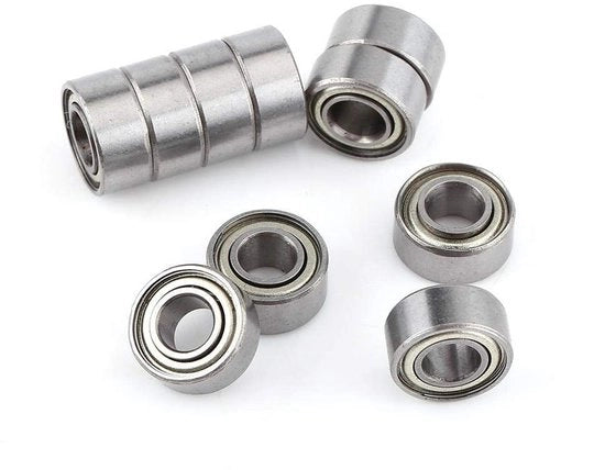 Cuscinetto Miniatuur a Rulli - 10 pezzi - Diametro Interno 5mm - Diametro Esterno 11mm - Spessore 5mm - Alta Resistenza alla Temperatura - Rulli a Balle