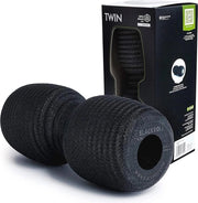 Rollatore di schiuma per automasagio stimolante - muscoli della schiena e delle gambe trigger point 30 x 13 cm nero