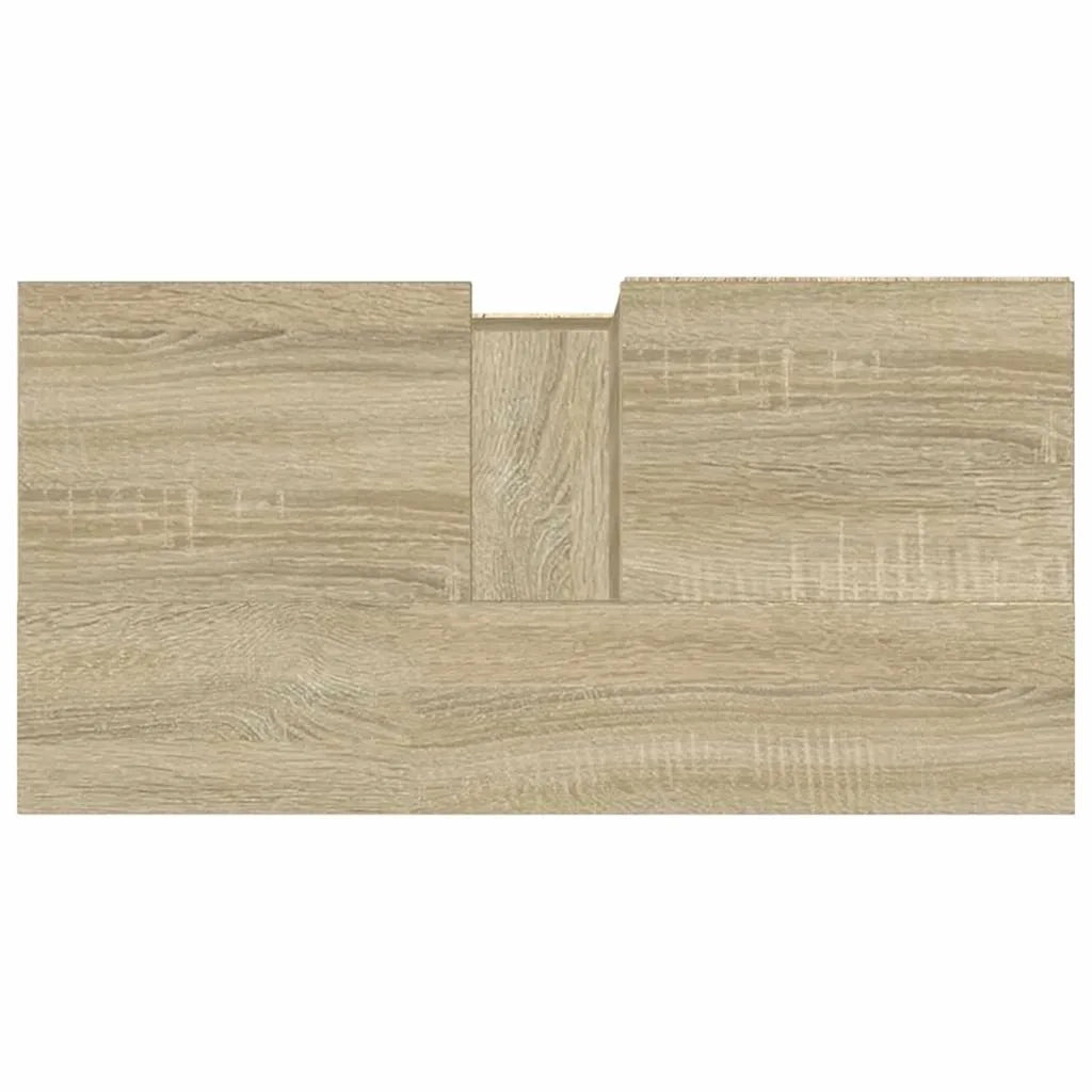 Armadietto da Bagno Rovere Sonoma 65x33x60 cm Legno Multistrato 849678