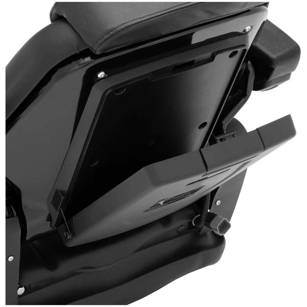 Sedile per trattore 46 x 46 cm con sospensioni regolabili in acciaio verniciato a polvere in PVC schiuma sintetica nera 14_0009937