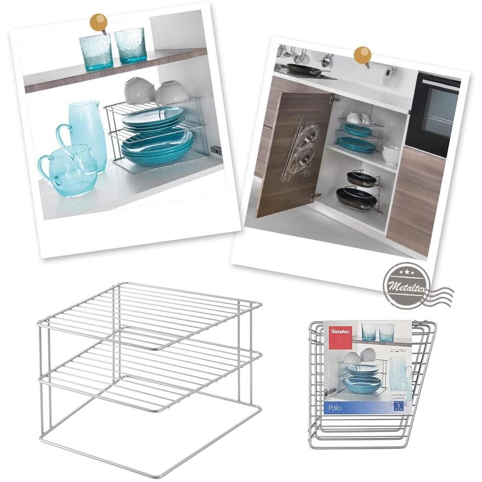 MENSOLA ANGOLARE 2 PIANI POLYTHERM CM 25X25X19 PAL