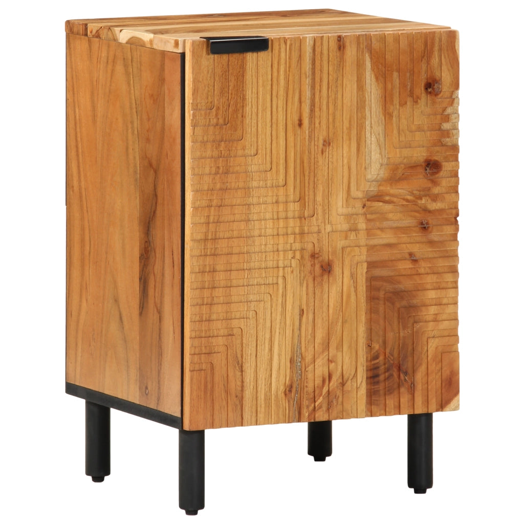 Armadio da bagno  38x33,5x58 cm in legno massello di acacia