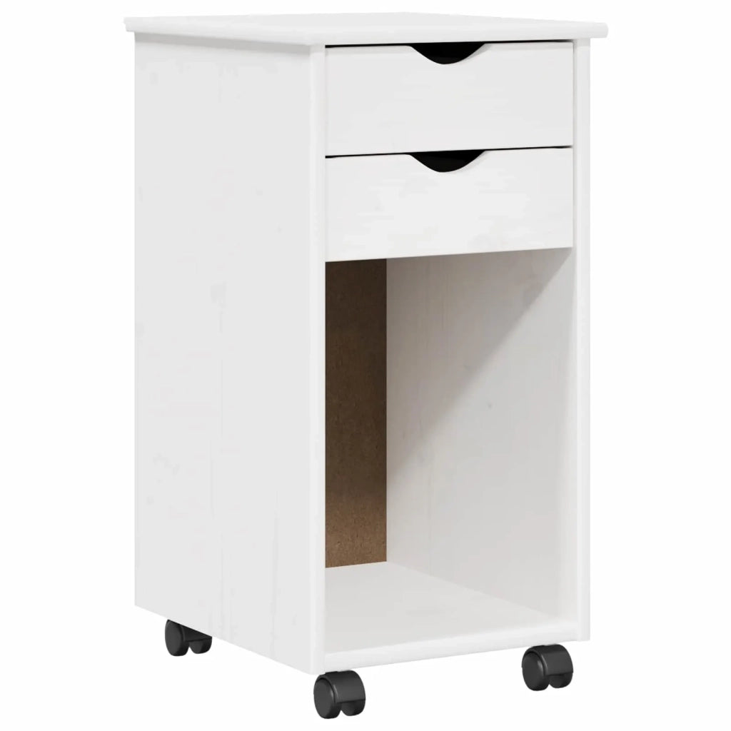 Set di Scrivania e Armadietto 2 pz Bianco 3438776