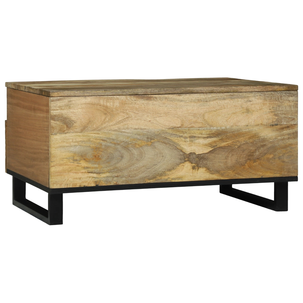 Tavolino da CaffÃ¨ 80x54x40 cm Legno Massello di Mango
