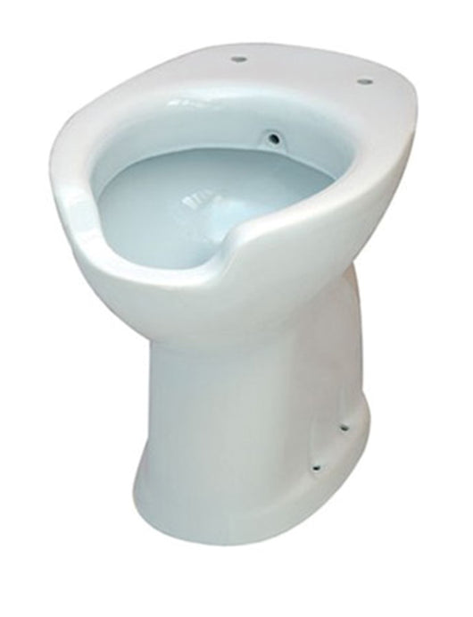 Vaso ergonomico con apertura frontale 58x38,5xh 49 con scarico a pavimento