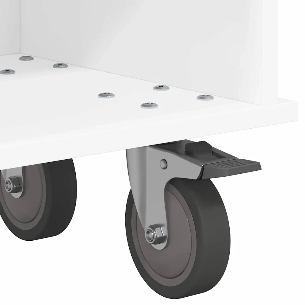 Supporto TV Bianco 100 x 35 x 35 cm Legno multistrato