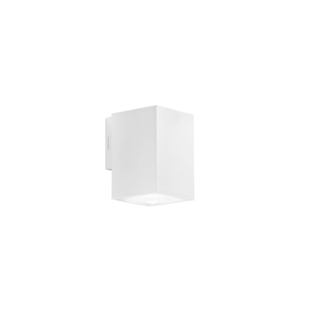 APPLIQUE LED POLO BIANCA QUADRATA 8W 980LM CCT 3000K / 4000K IP65 7,8X9,9X11,6CM