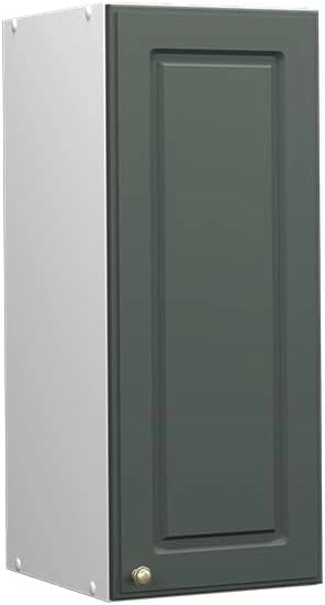 Mobile lavello cucina Fame-Line, Verde-oro Country House, 80 cm con ripiano, PL Antracite, per la combinazione con altri moduli della serie Fame-Line