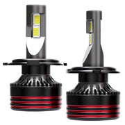 Set di 2 lampadine LED M8 Pro H7 60W 12V 6000K 12000lm IP65 per auto Nero / Rosso Avizar