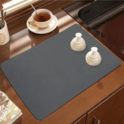 Mat di assorbimento antiscivolo per protezione del piano - 40 x 50 cm - grigio scuro