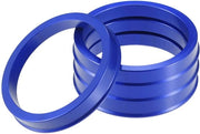 Centratori in lega di alluminio OD 67,1 mm - ID 57,1 mm - Set da 4 pezzi - Riducono le vibrazioni - Garantiscono un perfetto allineamento - Naafringen