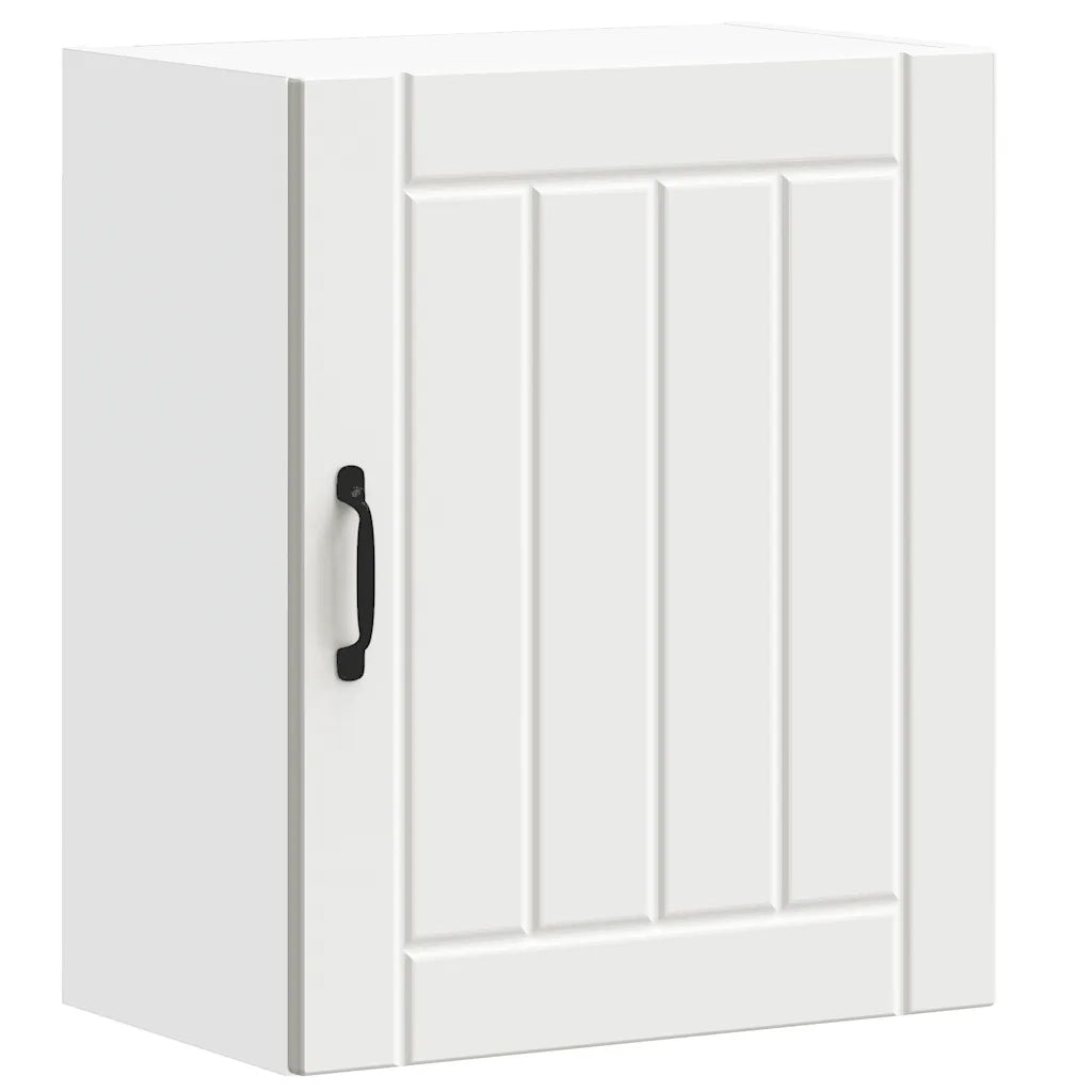 Pensili da cucina 2 pz Lucca in Legno Multistrato Bianco 853798