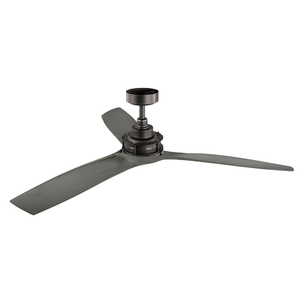 Ventilatore soffitto 142cm con telecomando grigio Ried Kichler